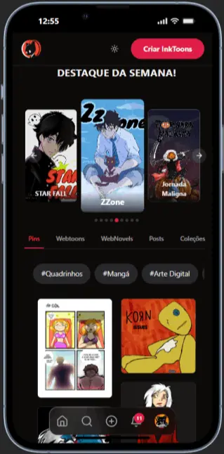 app ink webtoons